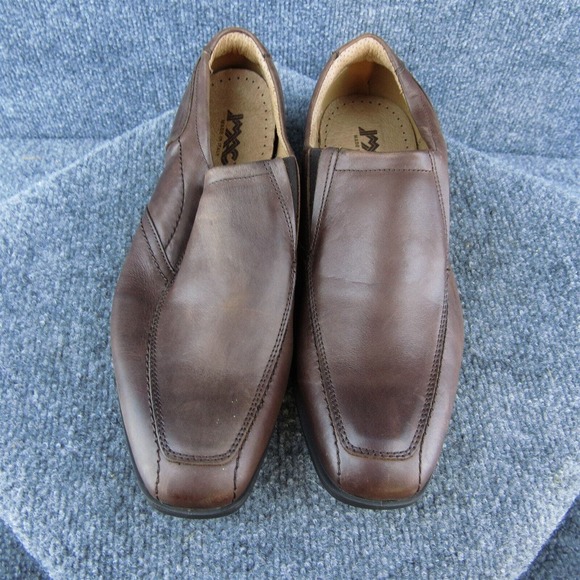 Imac Men Loafer Shoes Brown Leather Slip On‎ Size 42 Medium main image 6